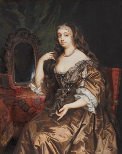Portræt af Anne Hyde, hertuginde af York, ca. 1662. af Nicholas Dixon