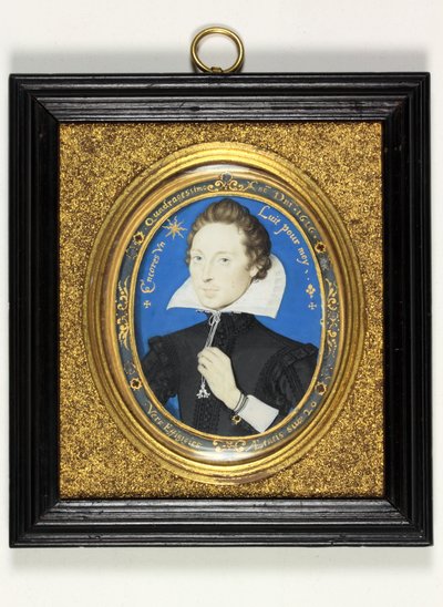 En gentleman kaldet Henry Carey, 2. jarl af Monmouth af Nicholas Hilliard