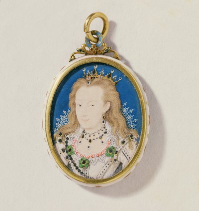 Frances Howard, hertuginde af Richmond og Lennox, ca. 1605-10 (wc på vellum) af Nicholas Hilliard