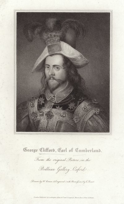 George Clifford Earl of Cumberland af Nicholas Hilliard