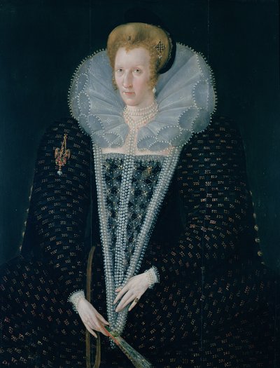 Dronning Elizabeth I (1533-1603) af Nicholas Hilliard