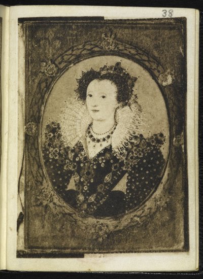 Dronning Elizabeth I (miniature) af Nicholas Hilliard