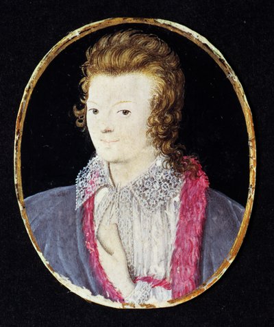 Ukendt yngling, ca. 1595 af Nicholas Hilliard