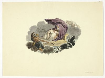 Mytologisk scene af Nicholas Pocock
