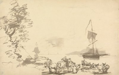 Kyststudie af Nicholas Pocock