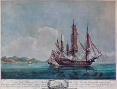 The Speedy og El Gamo, c1802 af Nicholas Pocock