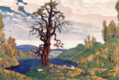 Et kys til jorden, kulisse for forårsritualet af Nicholas Roerich