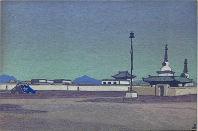 Batukhalka, hovedstad i Indre Mongoliet, 1936 af Nicholas Roerich