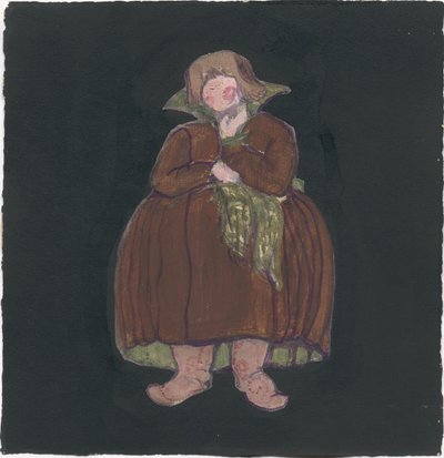 Kostumedesign til Rimsky-Korsakovs opera "The Tale of Tsar Saltan", af Nicholas Roerich