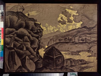 Decor for "Peer Gynt" by Henrik Ibsen, 1912 af Nicholas Roerich