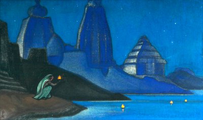 Flamme of Happiness Lights on the Ganges