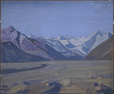 Fra Kurul mod Karakorum-kæden, 1926 af Nicholas Roerich