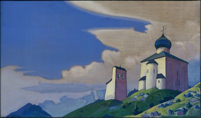 Hermitage of St. Sergius, 1933 af Nicholas Roerich