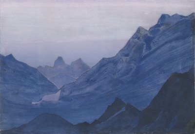 Himalaya, albumblad, 1934 af Nicholas Roerich