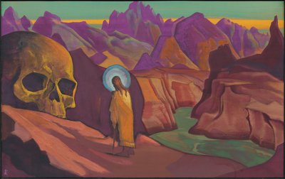 Issa and the Skull of the Giant, 1932 af Nicholas Roerich