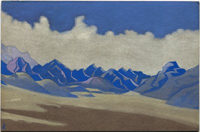 Karakoram, Path to Turkestan, 1936 af Nicholas Roerich