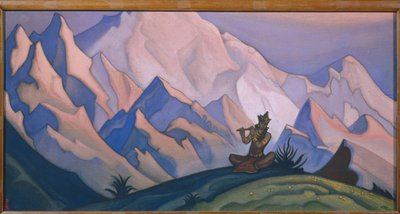Krishna par Roerich, Nicholas (1874-1947) af Nicholas Roerich