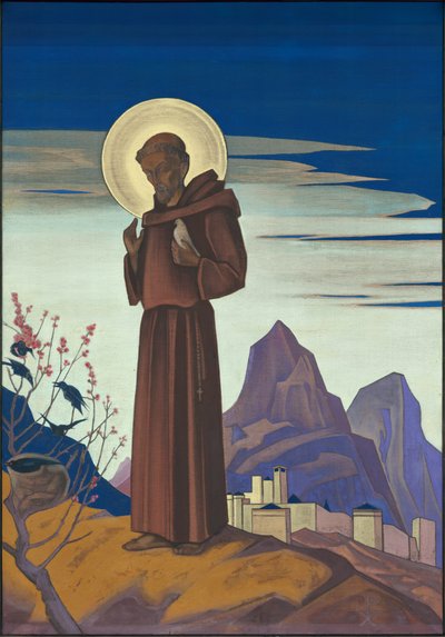 Sankt Frans, 1932 af Nicholas Roerich