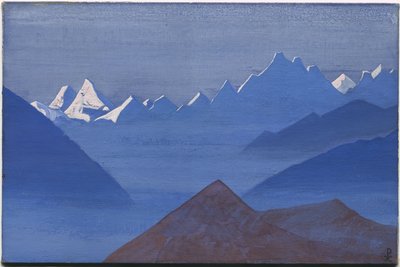 Sunset, "Spend"-serien, 1931 af Nicholas Roerich