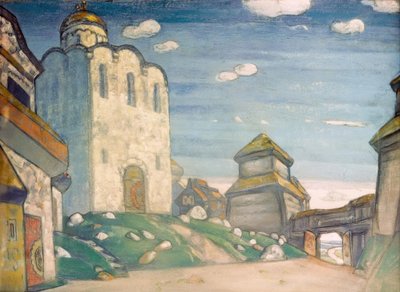 Katedralen i Putivl af Nicholas Roerich