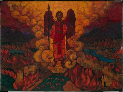 Den sidste engel, 1912 af Nicholas Roerich