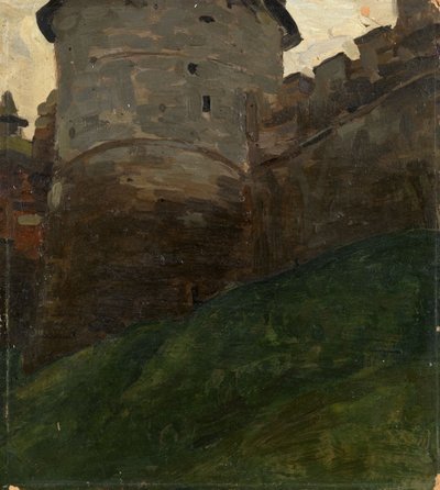 Novgorod Kreml-tårnet, ca. 1903 af Nikolai Konstantinowitsch Roerich