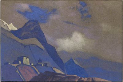 Tibet, nær Brahmaputra, 1936 af Nicholas Roerich