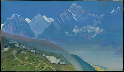Til Kailas, Lahul, 1932 af Nicholas Roerich
