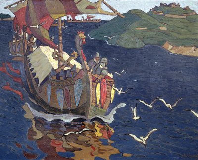 Besøgende fra udlandet, 1901 af Nicholas Roerich