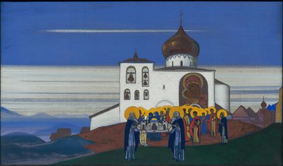 Zvenigorod, 1933 af Nicholas Roerich