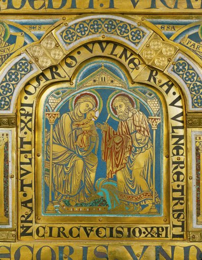 Jesu omskæring ... (emalje på forgyldt kobber) af Nicholas of Verdun