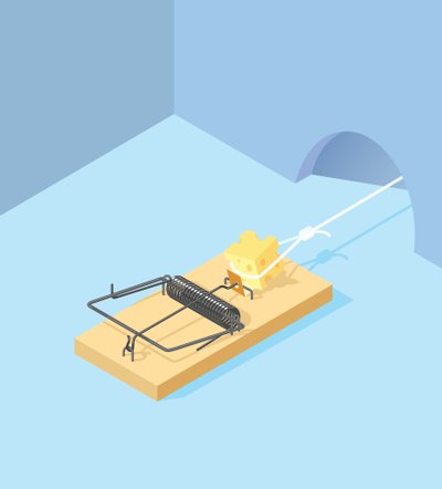 Musefælden, 2016 (digital) af Nick Diggory