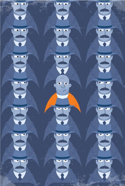 Watching the Detectives, 2015 (digital) af Nick Diggory
