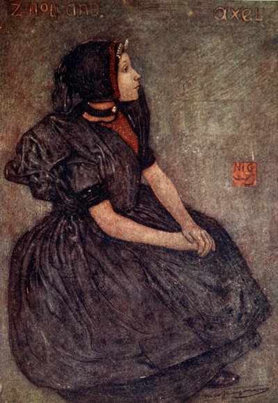 En sjællandsk pige, 1904 af Nico Jungman