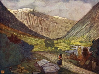 Norway: Mountains and River at Gjoradani af Nico Jungman