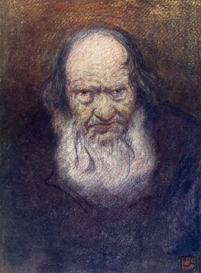 Norge: Alderdom, Telemarken (farve litho) af Nico Jungman