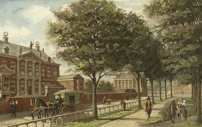 Udsigt over Haag, Holland, 17. århundrede af Nico Steffelaar