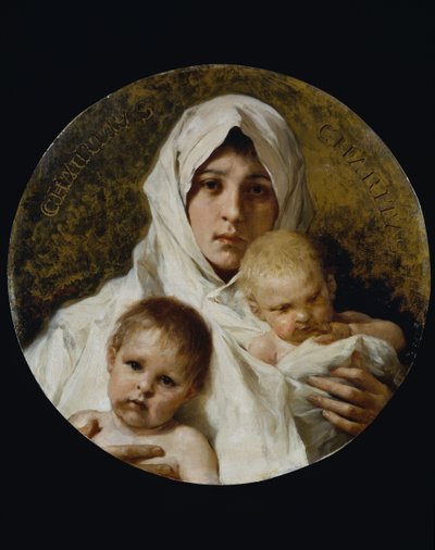 Velgørenhed af Nicolo Barabino
