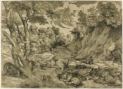Sankt Hieronymus i ørkenen af Nicolò Boldrini