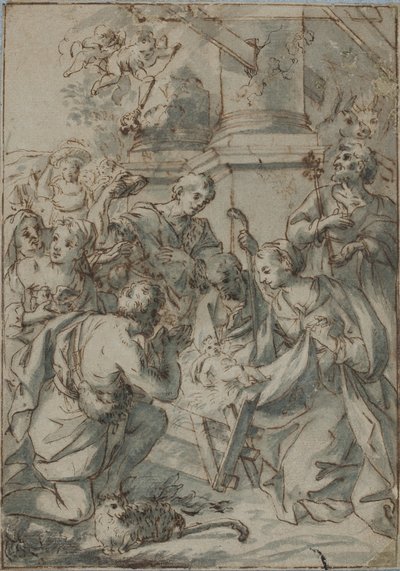 Hyrdernes tilbedelse af Nicolò Ricciolini