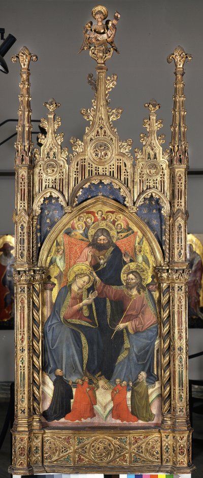 Jomfruens kroning, ca.1400 af Nicolò di Pietro