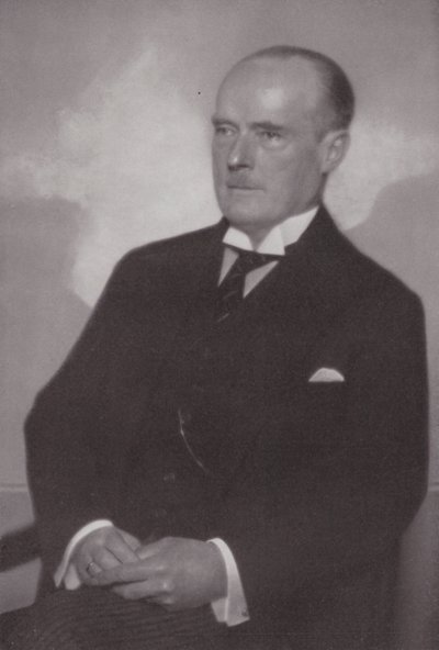 Gustav Krupp von Bohlen und Halbach, tysk embedsmand og forretningsmand (s/h-foto) af Nicola Perscheid