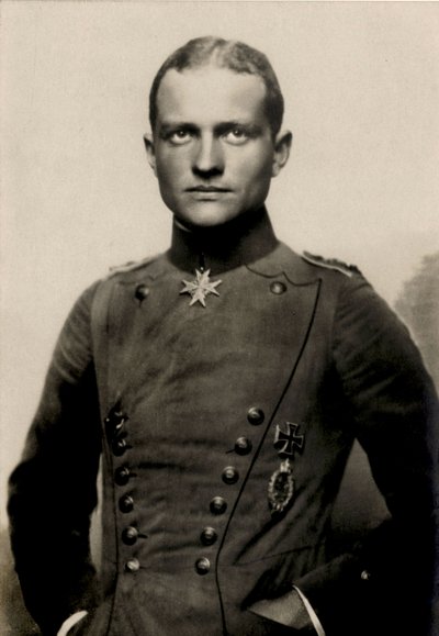 Portræt af Manfred von Richthofen af Nicola Perscheid