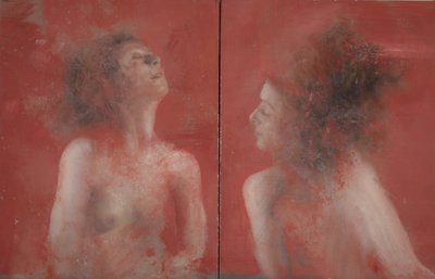 Dialog, 2015 (olie på lærred) af Nicola Pucci