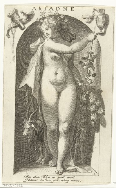 Ariadne (titel på objekt) Ancient Gods (serietitel) af Nicolaas Braeu