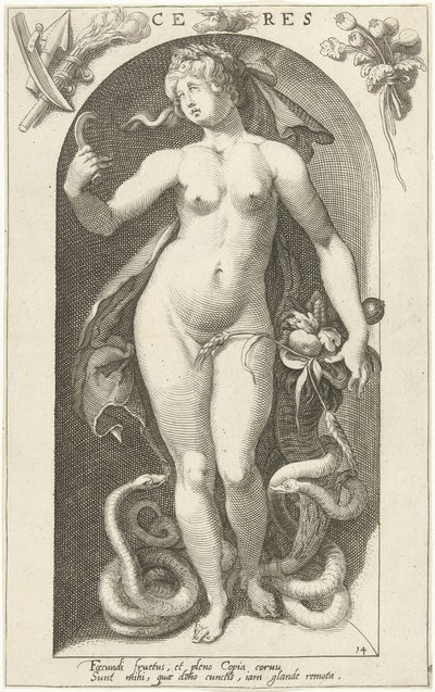 Ceres (titel på objekt) Ancient Gods (serietitel) af Nicolaas Braeu