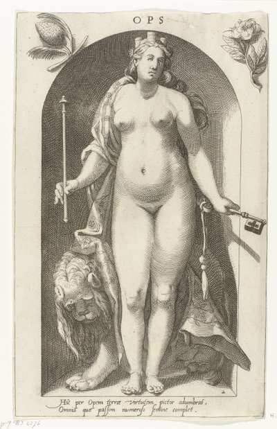 Ops (titel på objekt) Ancient Gods (serietitel) af Nicolaas Braeu