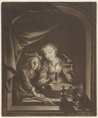 musefælde af Nicolaas Verkolje