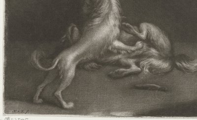 To legende hunde af Nicolaas Verkolje