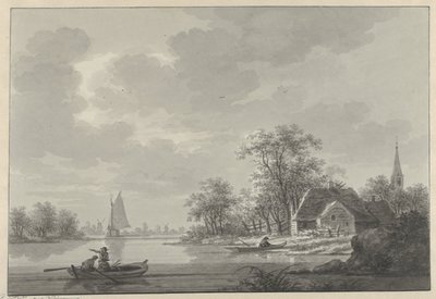 Landsbyen Capelle aan de IJssel af Nicolaas Wicart